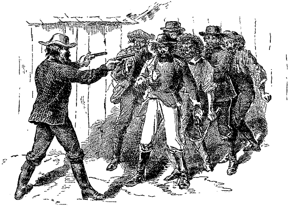 Illustration of thieves attempting to kill Hickman