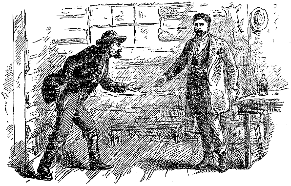 Illustration of Hickman meeting Deputy Gilson.